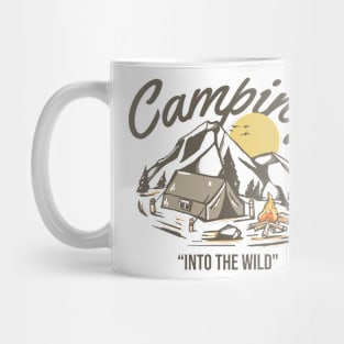 Camping Into the Wild Mug